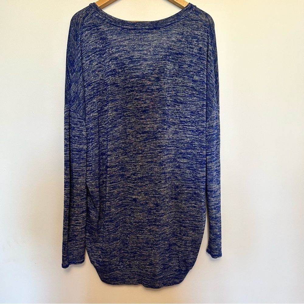 Wilfred Free Aritzia Devinette oversized blue long sleeve cottagecore tunic top - Picture 5 of 7